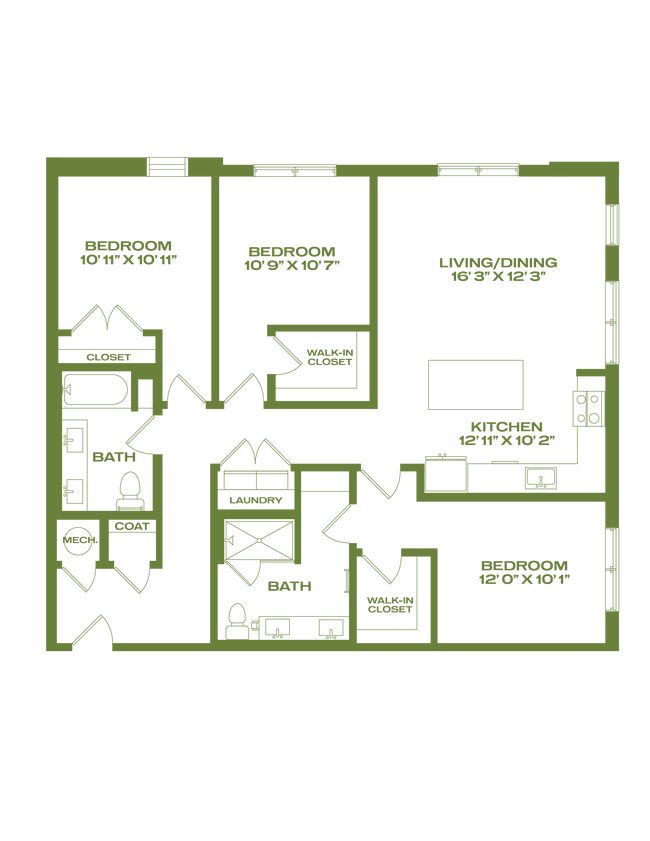 Floorplan - Artifact NoDa