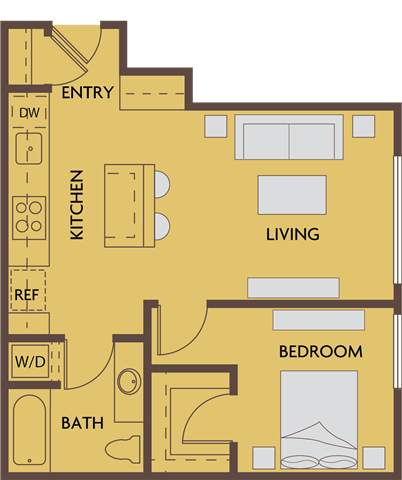 Floorplan - Greenhouse Apartments