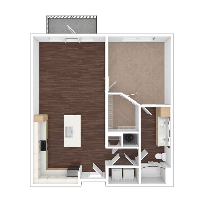Floorplan - Evren Apartments of Lees Summit