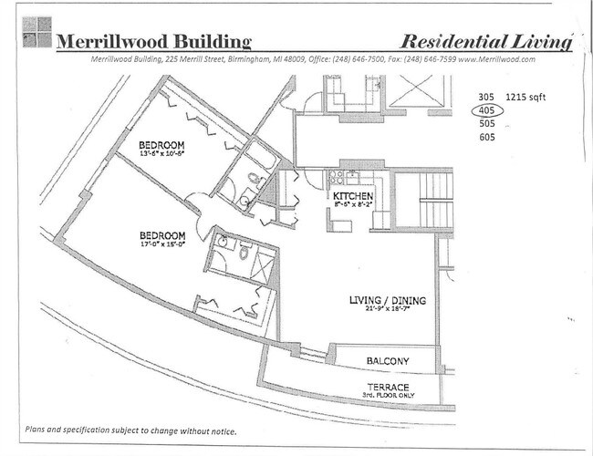 Merrillwood Collection 211 E Merrill St Birmingham MI 48009