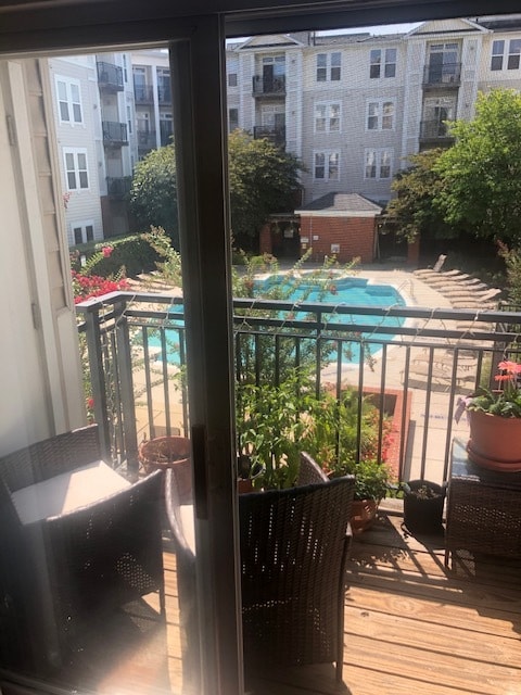 Pool View from Balcony - 2655 Prosperity Ave