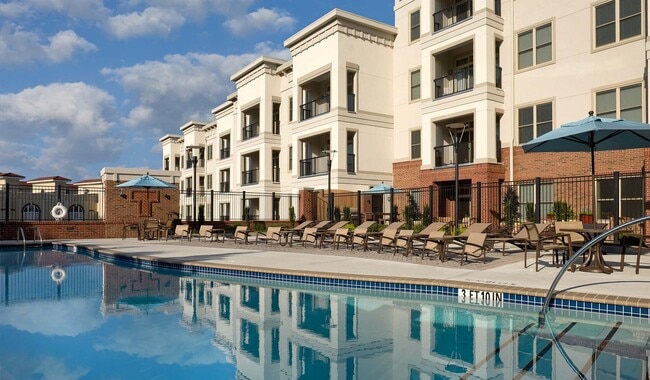 Lounge by the saltwater swimming pool with convenient outdoor pool shower - Tremont