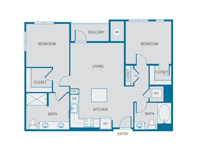 Floorplan - 4400 Syracuse