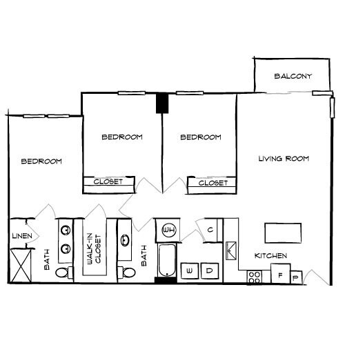 Floorplan - The Watermarc at Biscayne Bay