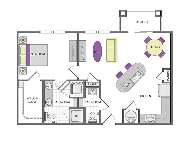 Coyure | 1 Bed / 1 Bath - The Hamilton at Lakeside