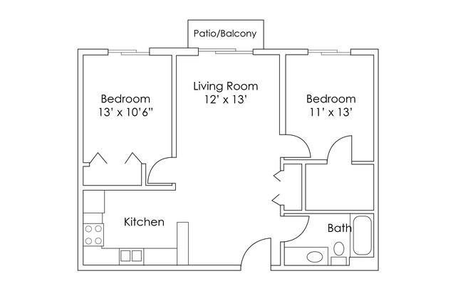 Floorplan - Rum River Apartments