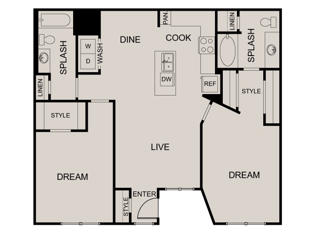 Floorplan - 7166 at Belmar