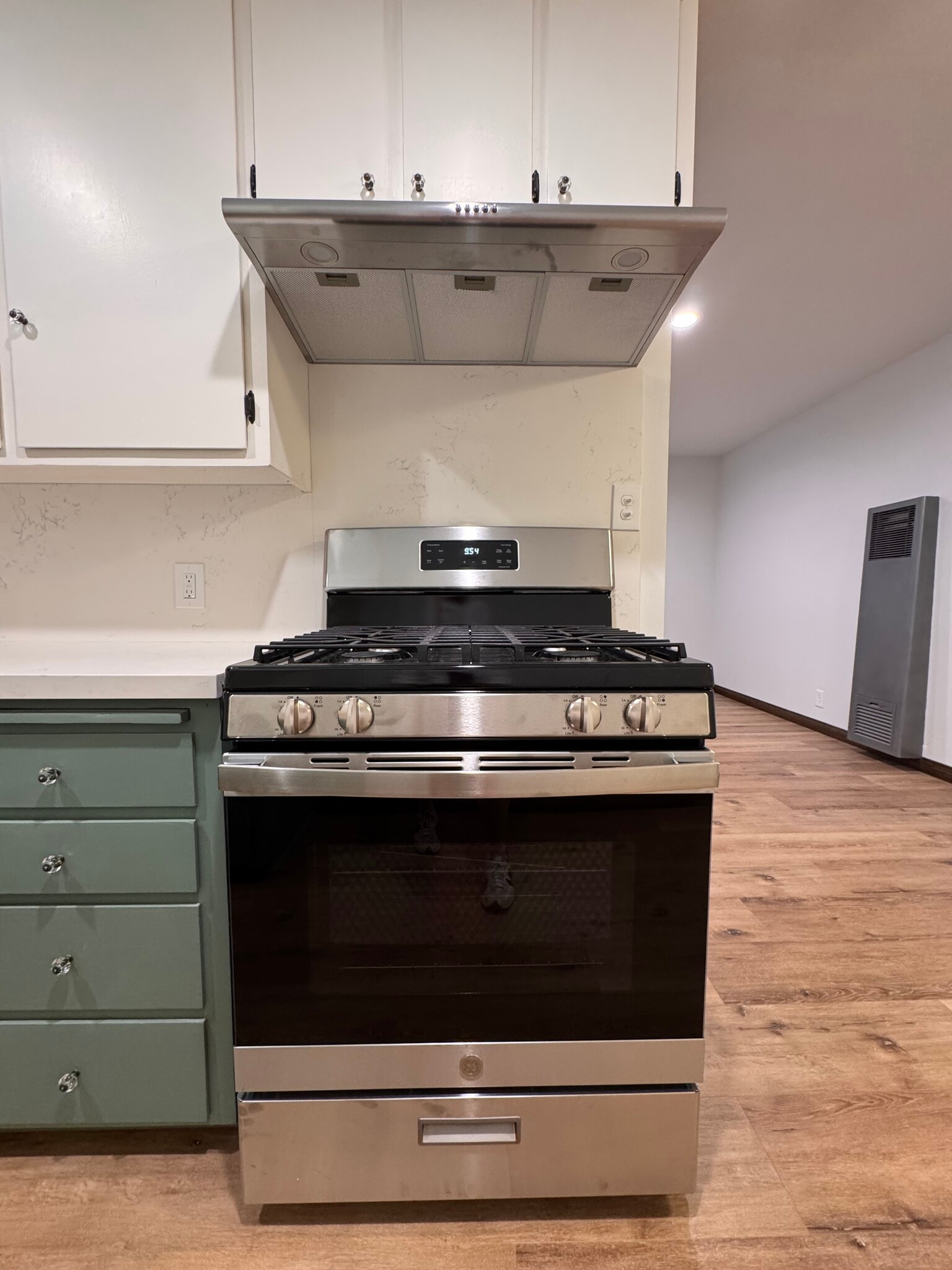 New stainless steel range - 1016 Western Ave