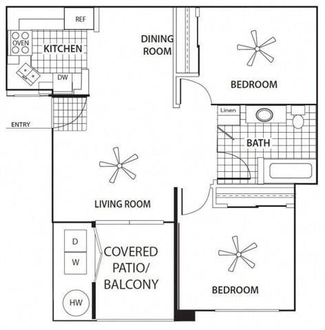 Floorplan - Sagewood Apartments