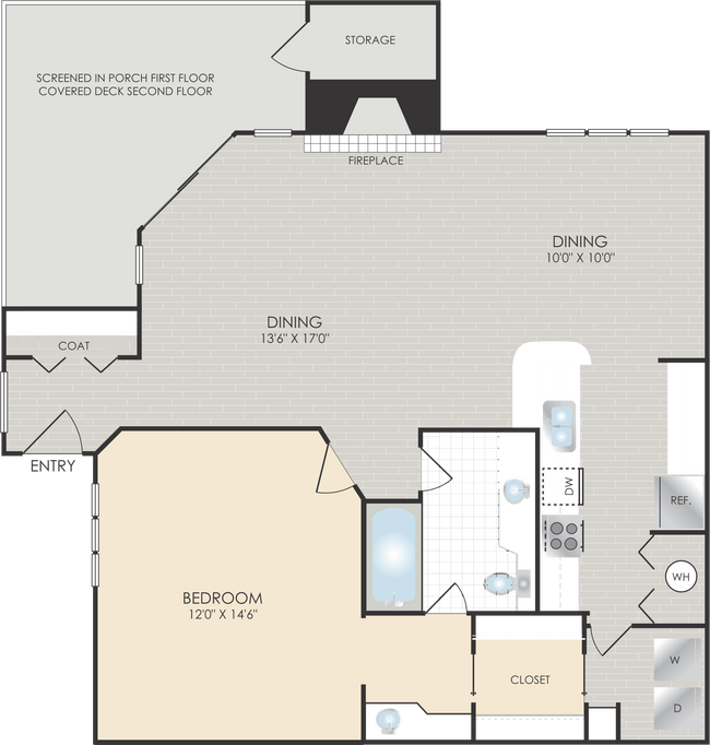 Floorplan - Park Place Apartments