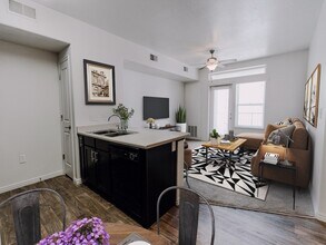 Kitchen and Living Room - Providence Place Apartments