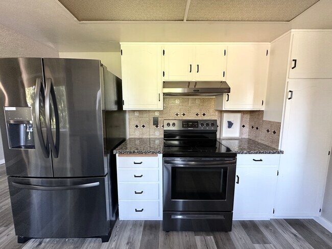 Pantry, refrigerator and stove - 2345 Century Ln