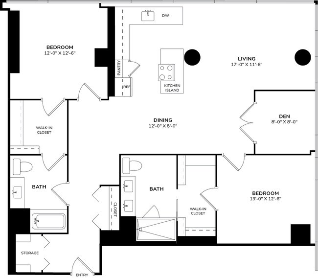 Floorplan - 640 North Wells