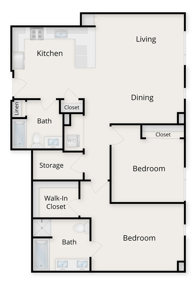 Sequel - Penthouse 3 - 2 Beds - 2 Baths - 1254 Sq. ft. - Sequel