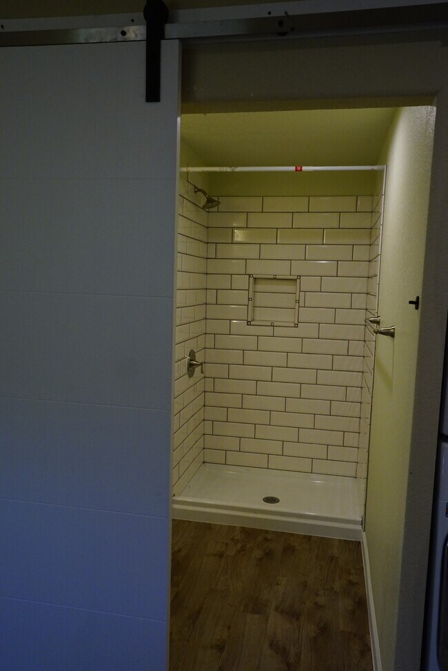 White Tiled Shower - 6043 S Little River Way