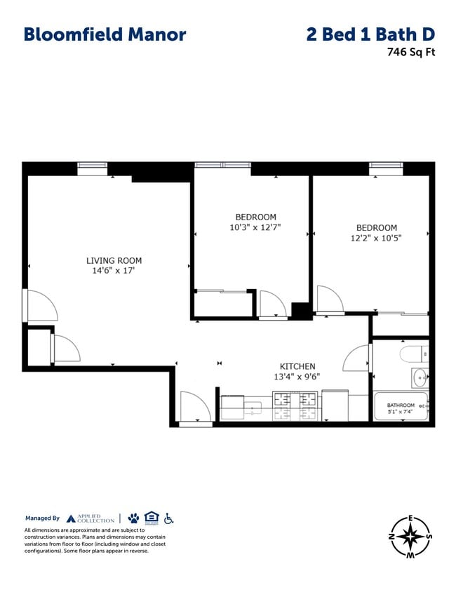 Floorplan - Bloomfield Manor