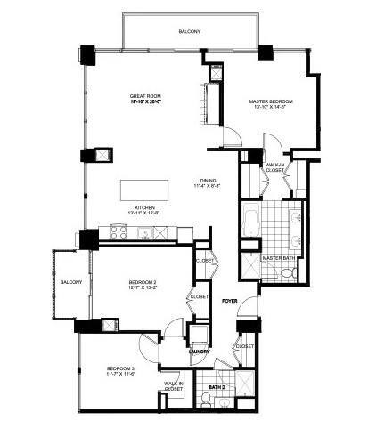 Floorplan - Flair Tower