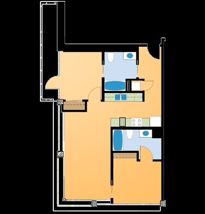 2BR/2BA - Vela Apartment Homes