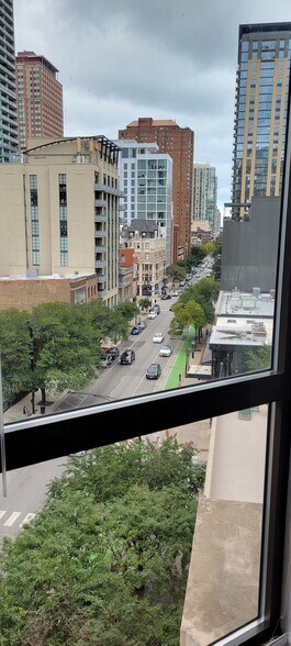 View from Corner Windows - 70 W Huron St