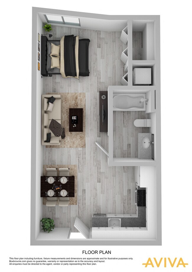 Floorplan - AVIVA Apartments