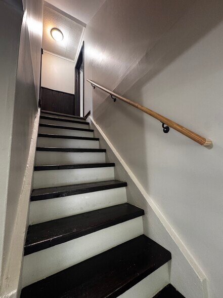 Stairs to second floor to access Rooms 3 & 4 - 1305 Collegewood St
