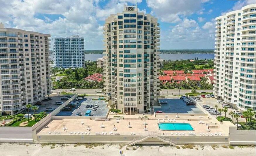 Beachside view of building - 2947 S Atlantic Ave
