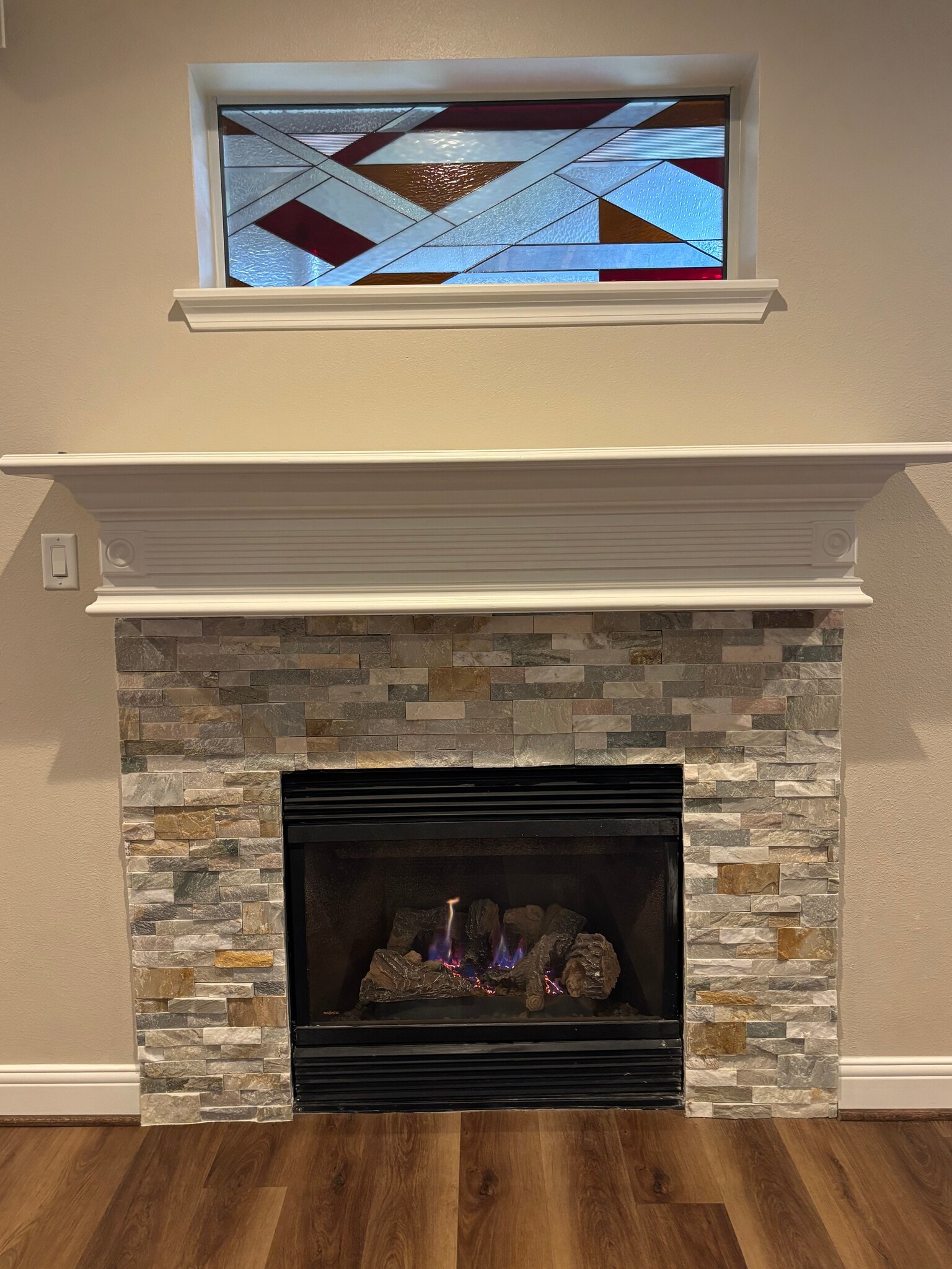 Gas fireplace - 3505 Cedar Prairie Dr