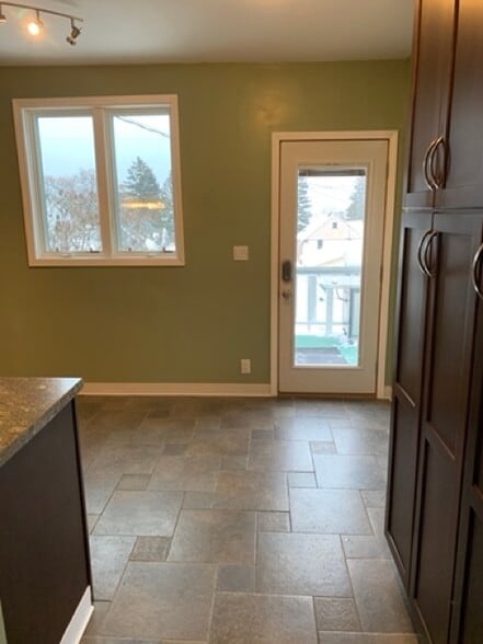 view from kitchen hallway - 1818 E 7th St