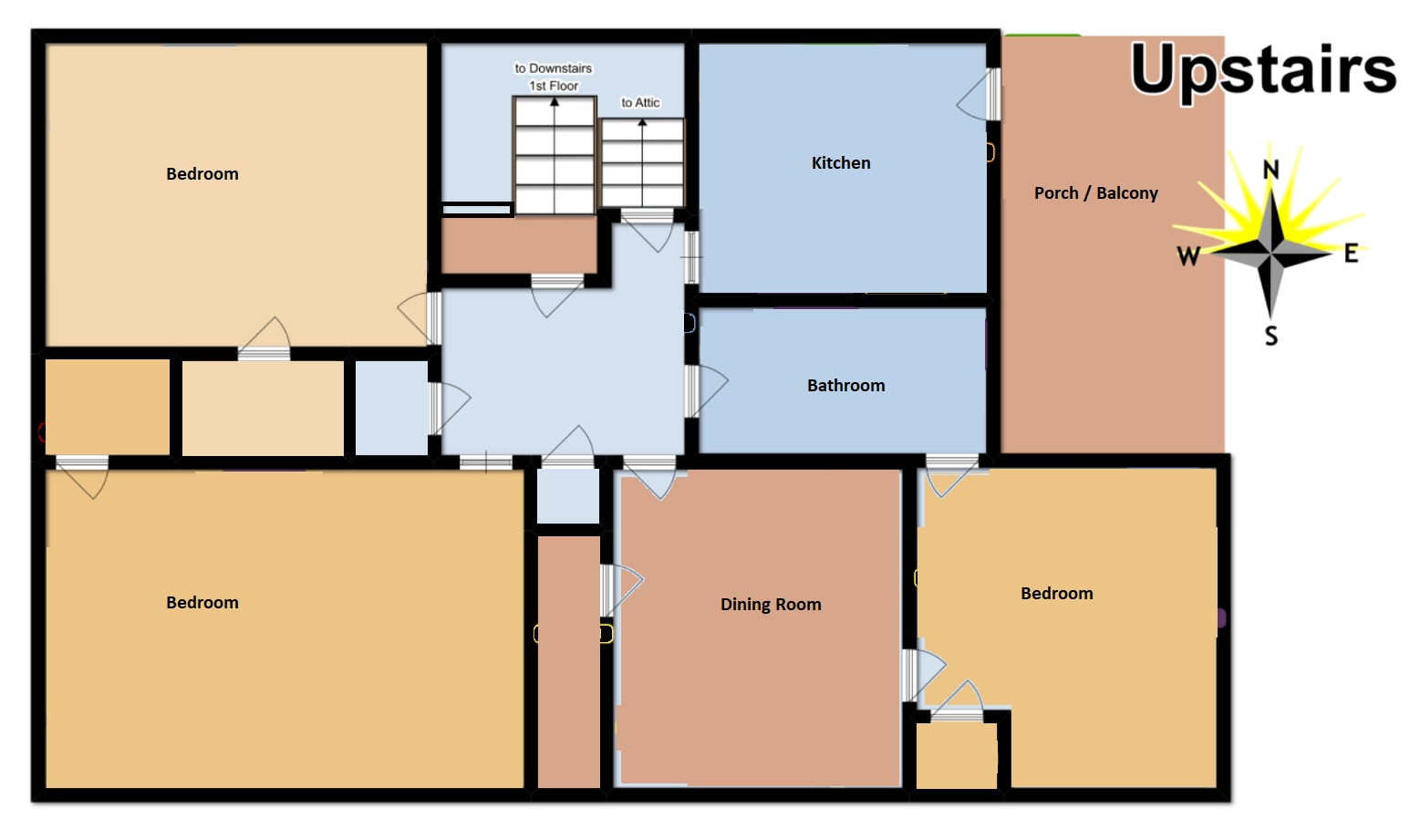 2nd Floor Map - 44 Shepard St
