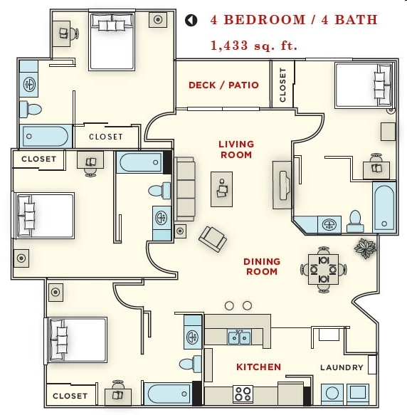 4BR/4BA - North 38