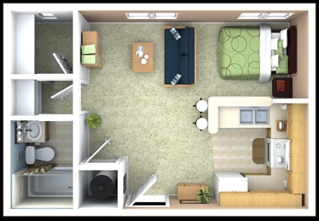 Studio - 34 North Apartments