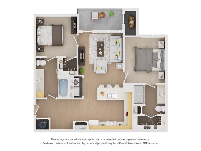 Floorplan - West Side Flats