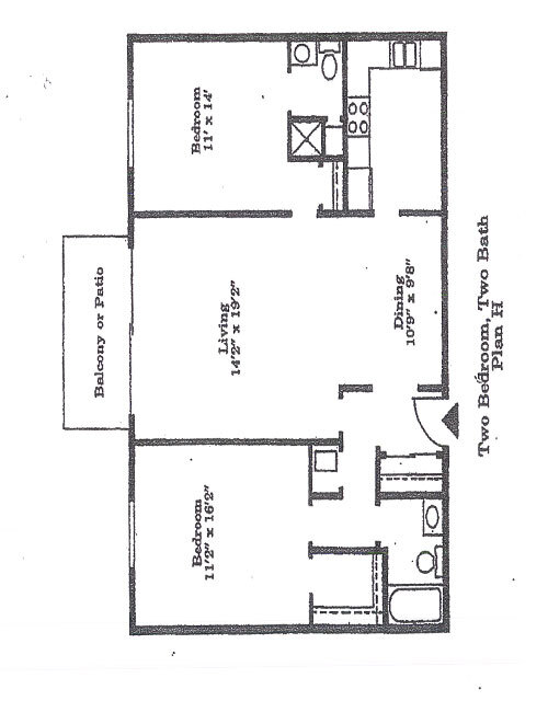 Floorplan - Versailles Place Apartments