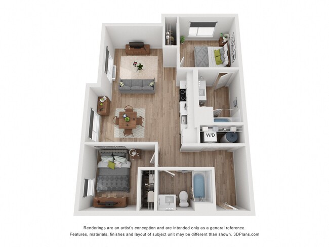 Floorplan - The Flats on Liberty