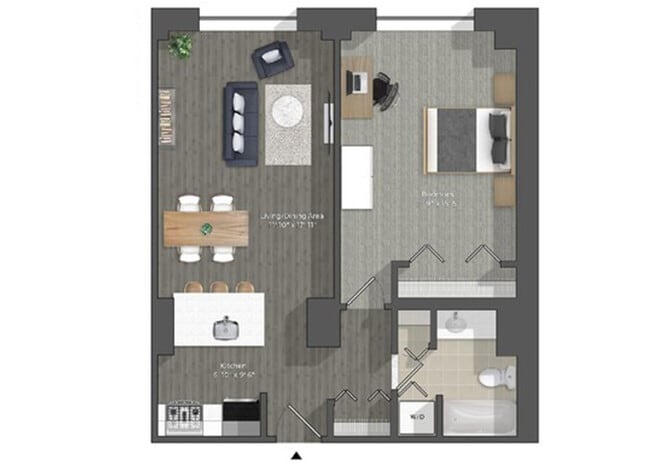 Floorplan - Walnut Street Apartments