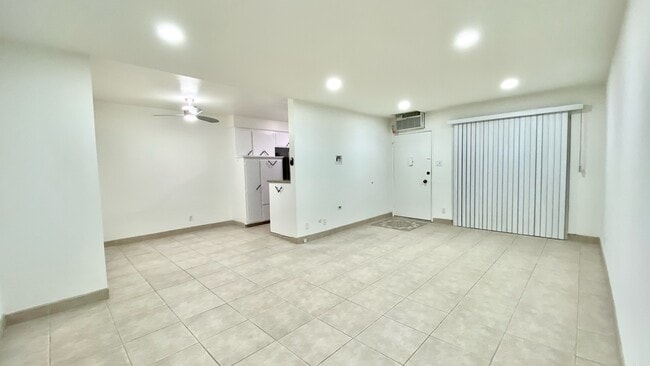 Apt 2: Living Room, Dining Area near Kitchen - 608 N Hayworth Ave