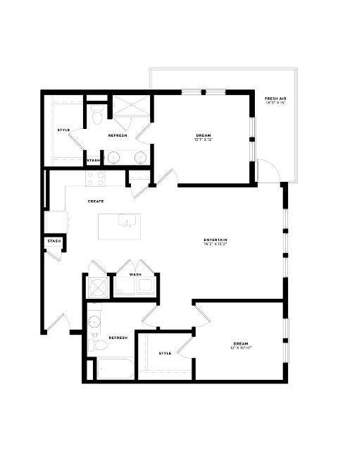 B3-1 Floor Plan - Tributary Rise