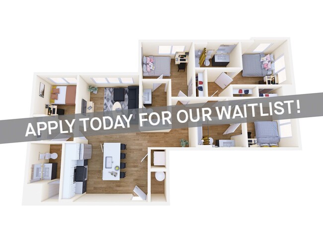 4x4 Premium - Apply Today for Our Waitlist! - HERE Tuscaloosa Student Apartments