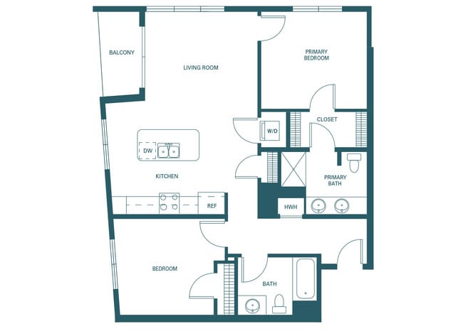 Floorplan - BLVD at Revere Beach