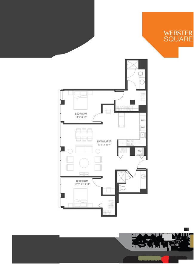 06 Floor Plan - Webster Square Apartments