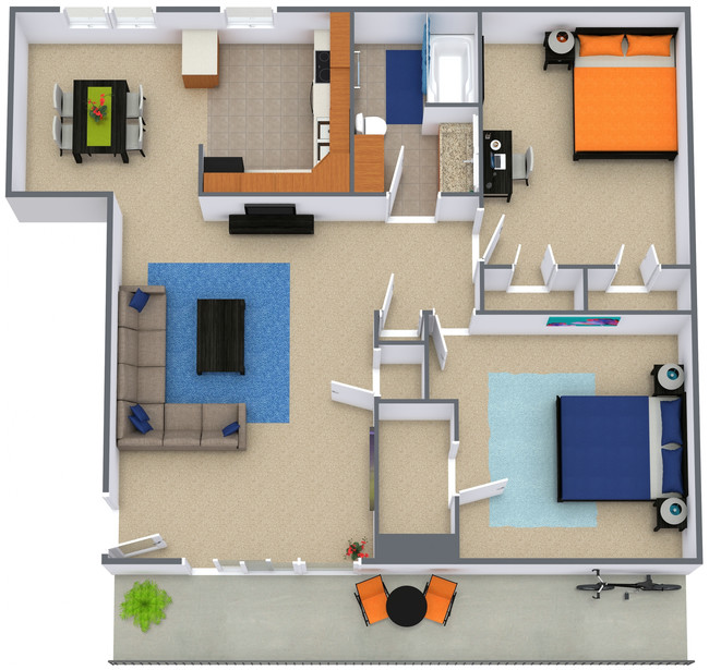 Floorplan - Prospect Hill Apartments