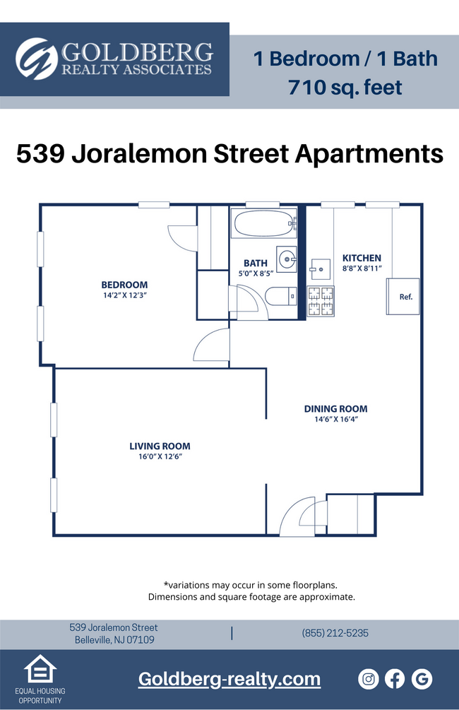 Floorplan - 539 Joralemon Street Apts