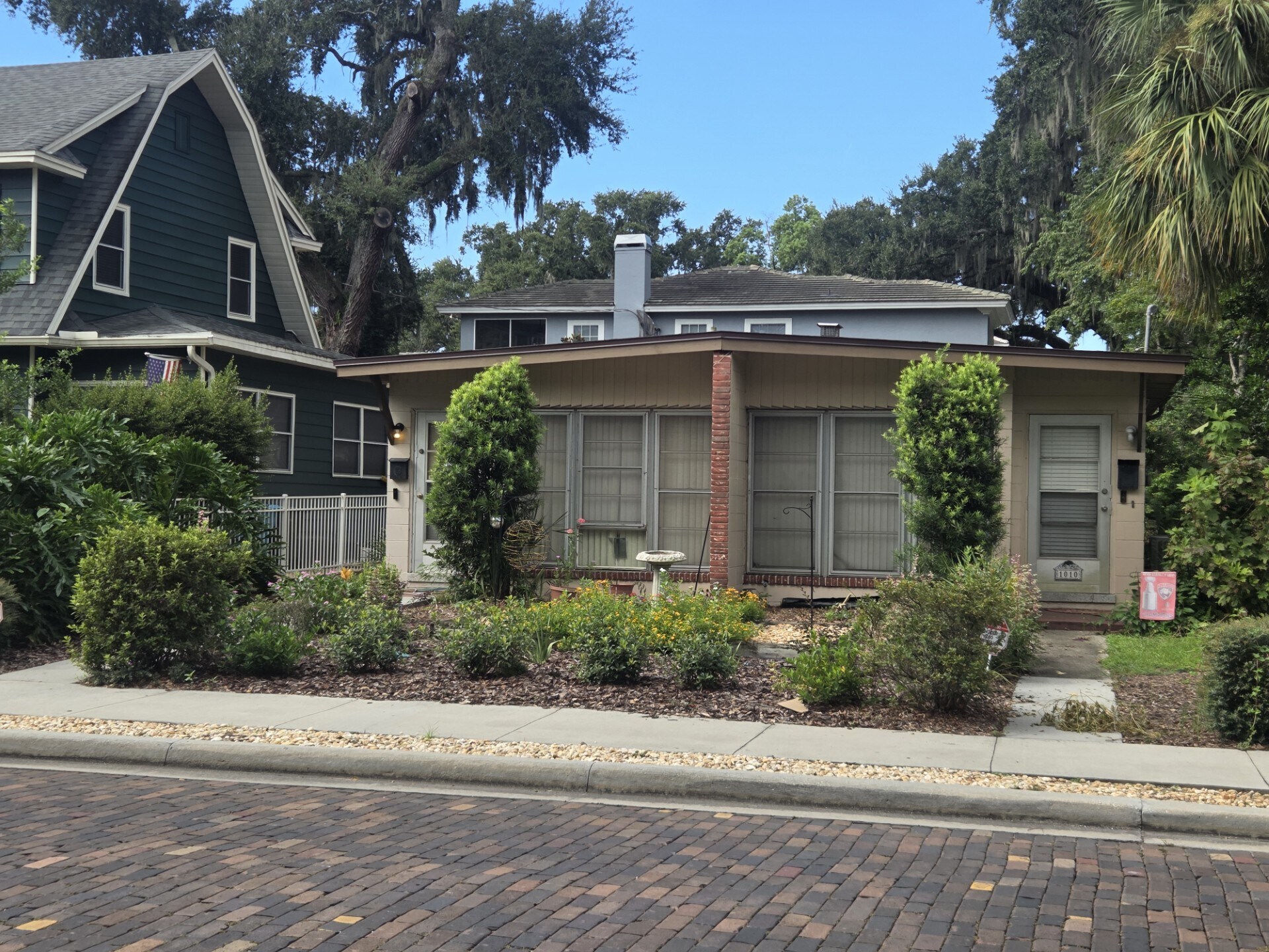 Landscaped yard - 1010 Delaney Ave