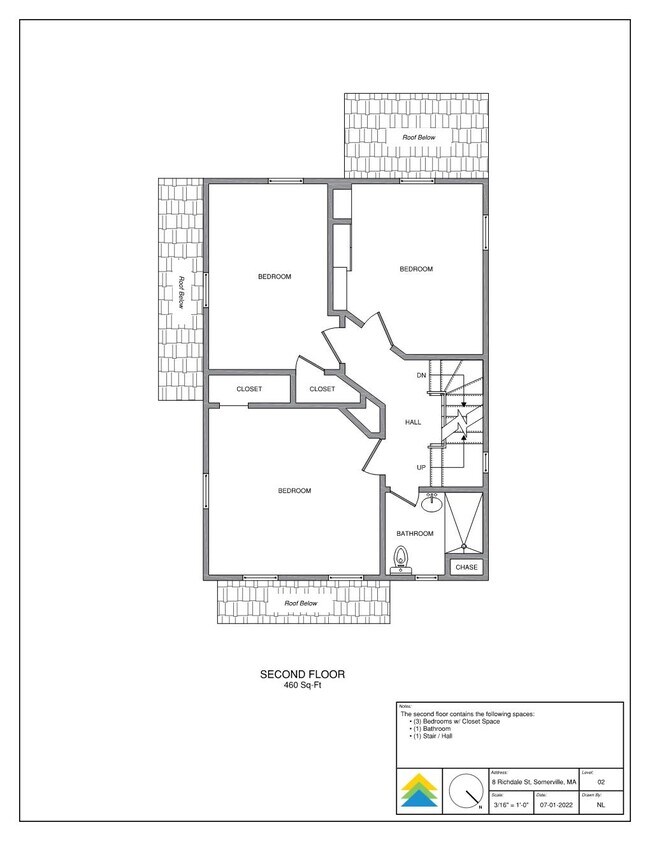 Floor Plan - 2nd Floor - 8 Richdale Ave