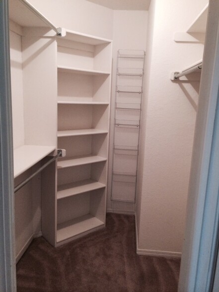 Two master closets with lots of shelving and space - 7817 Northwest 84th Street