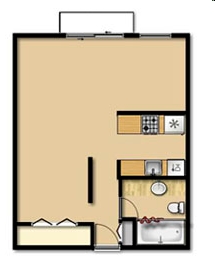 Studio - Evergreen Pointe