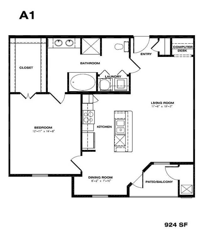 Unit A1 - Bay Vista Pointe Apartments