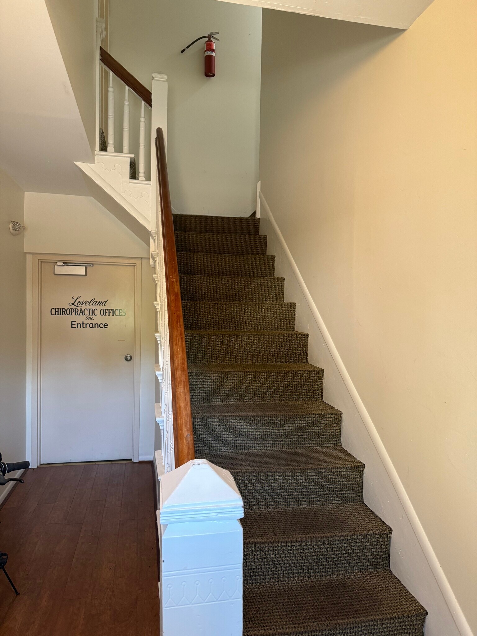 2nd story stairwell - 439 W Loveland Ave