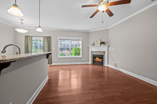 Living Room w/ Fireplace - 128 Cobalt Creek Way