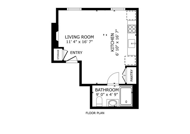 Floorplan - Flats on Broad